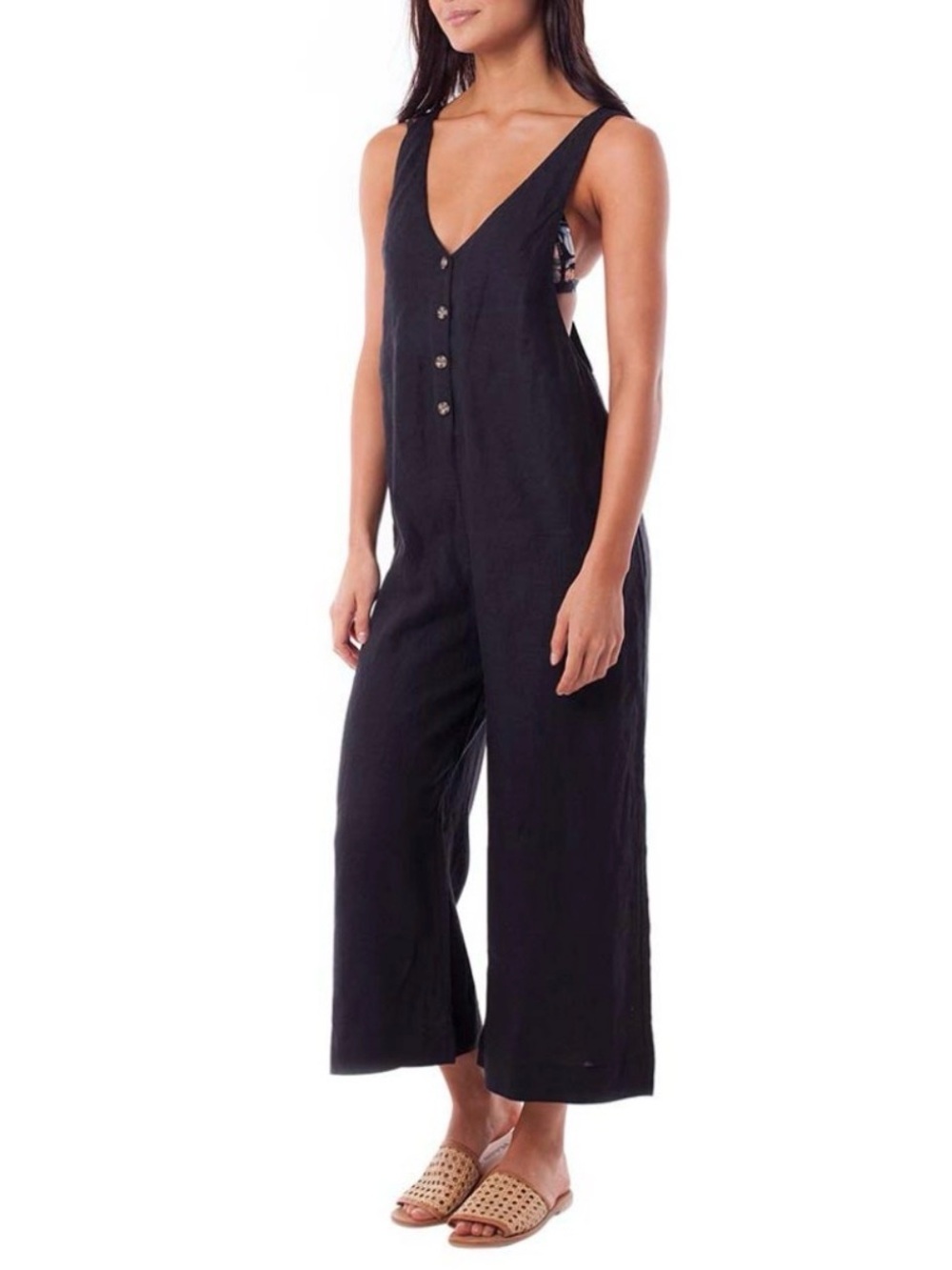 Rhythm Amalfi Linen Jumpsuit
